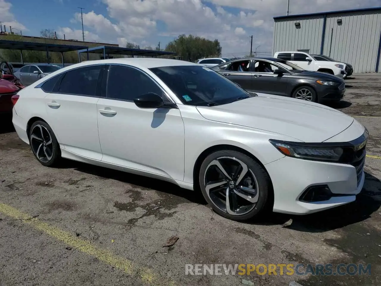 4 Фотография поврежденного автомобиля 1HGCV1F34MA105566 HONDA ACCORD 2021