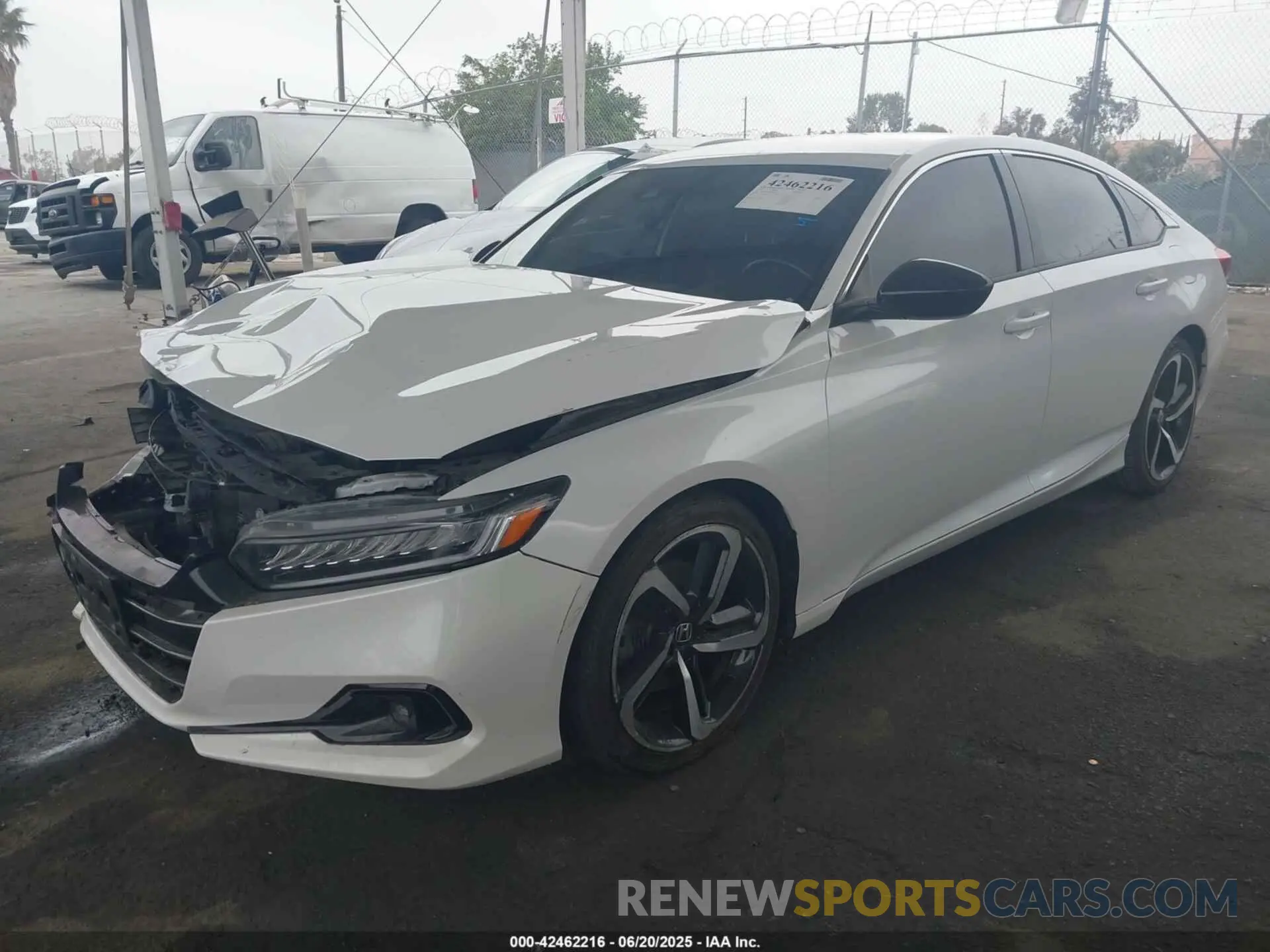 2 Photograph of a damaged car 1HGCV1F35MA081214 HONDA ACCORD 2021