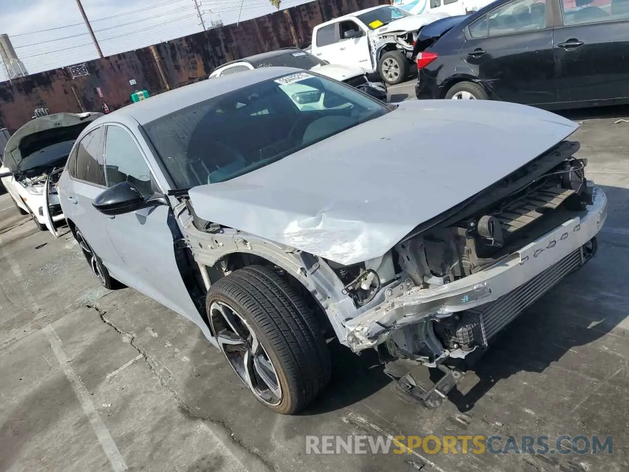 4 Фотография поврежденного автомобиля 1HGCV1F35MA083822 HONDA ACCORD 2021