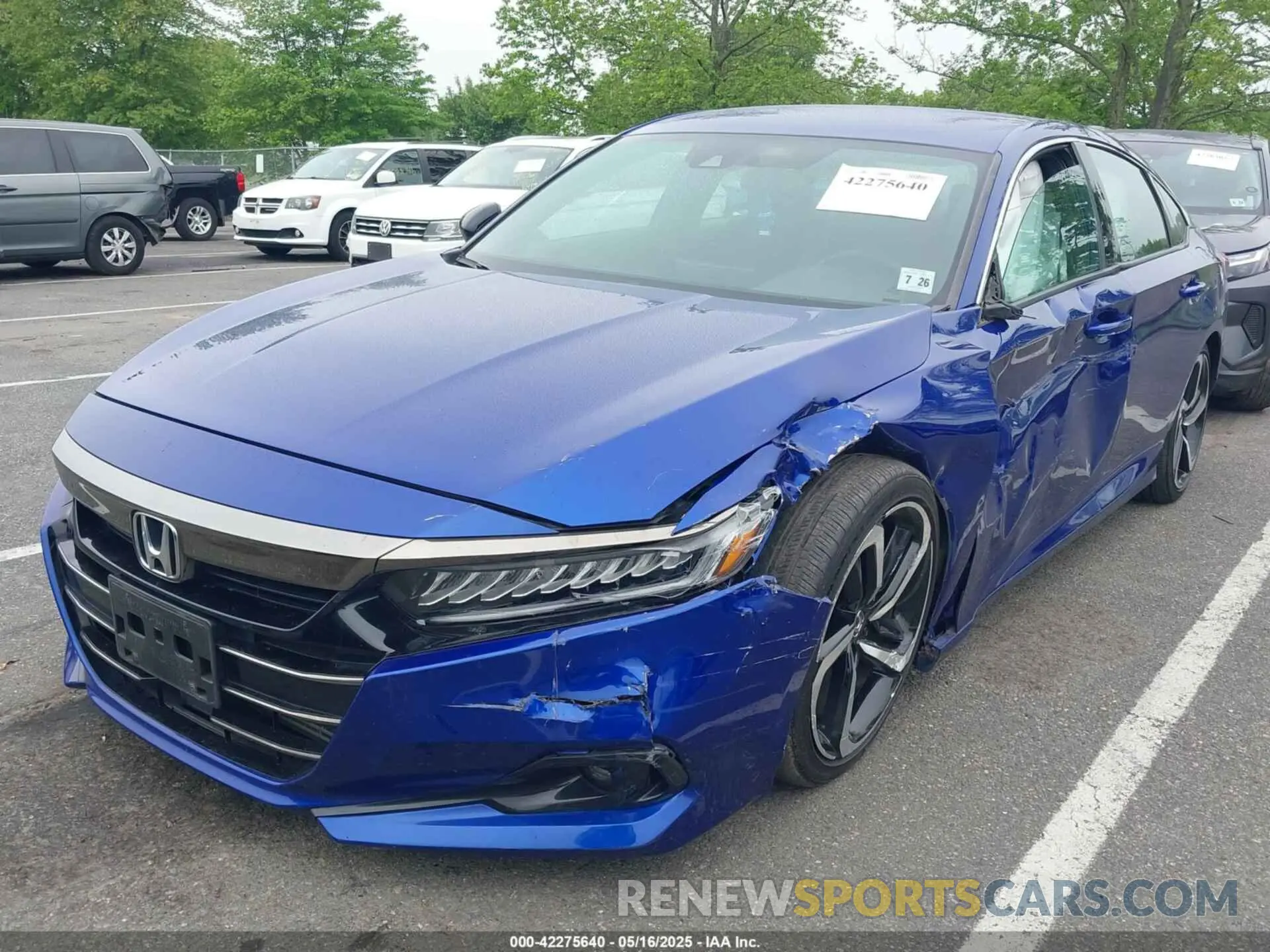 2 Photograph of a damaged car 1HGCV1F36MA014783 HONDA ACCORD 2021