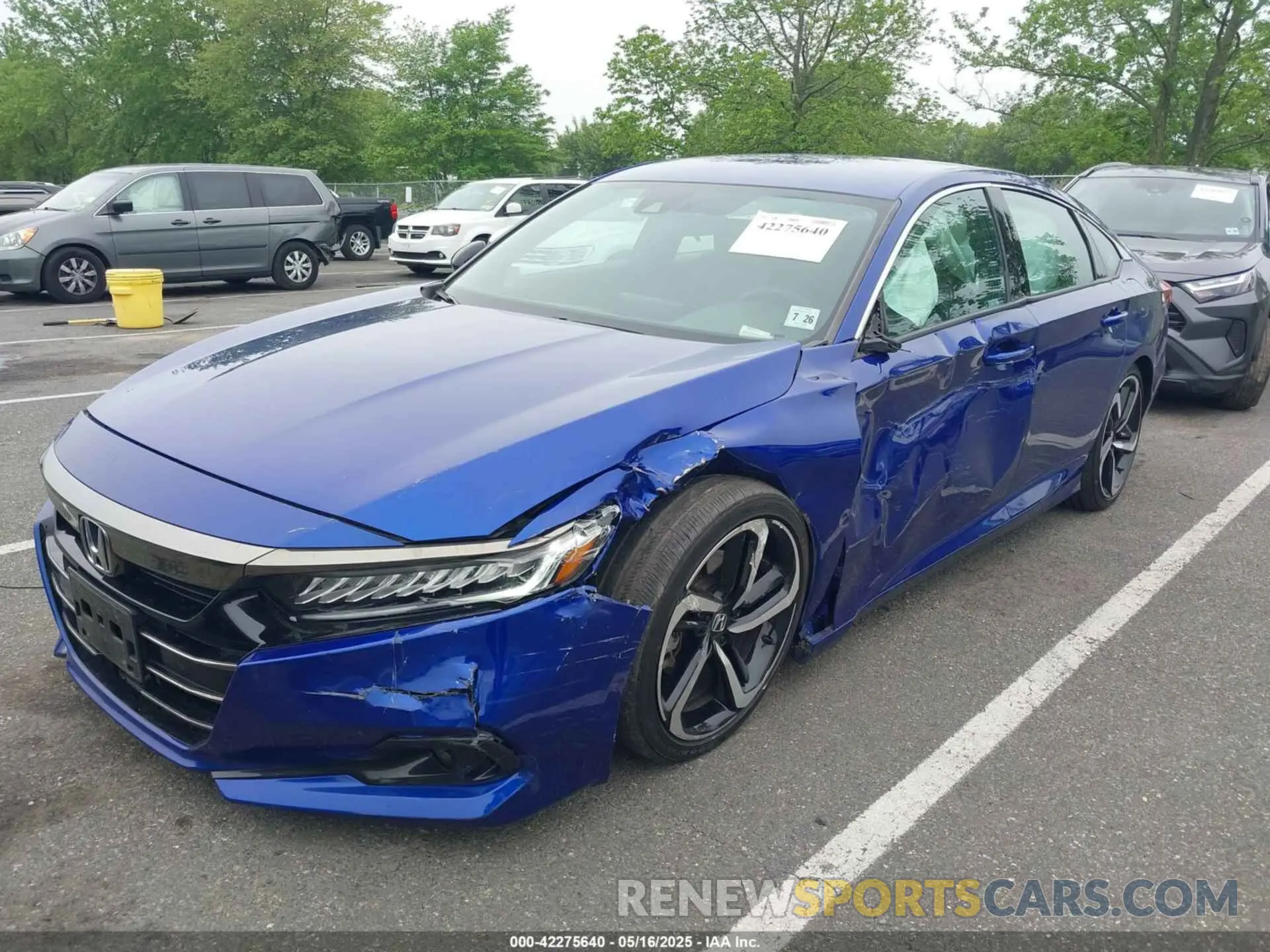 6 Photograph of a damaged car 1HGCV1F36MA014783 HONDA ACCORD 2021