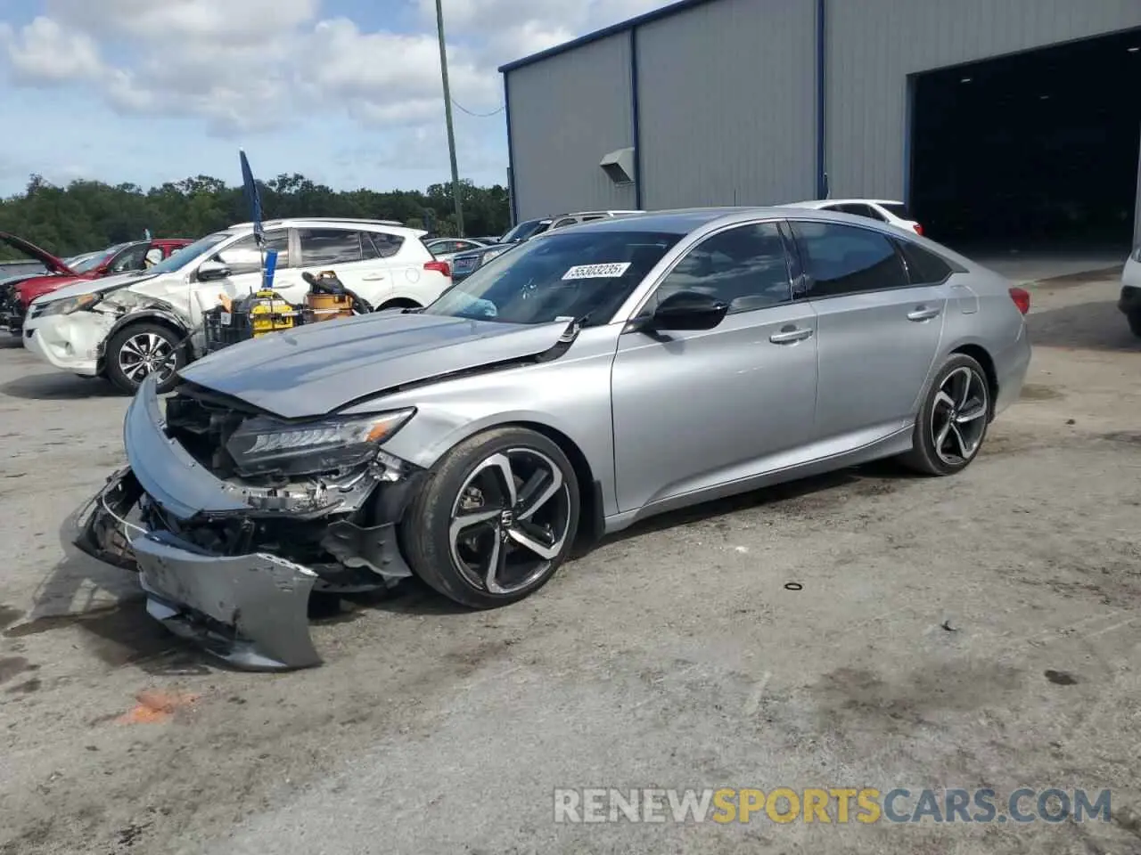1 Photograph of a damaged car 1HGCV1F36MA031499 HONDA ACCORD 2021