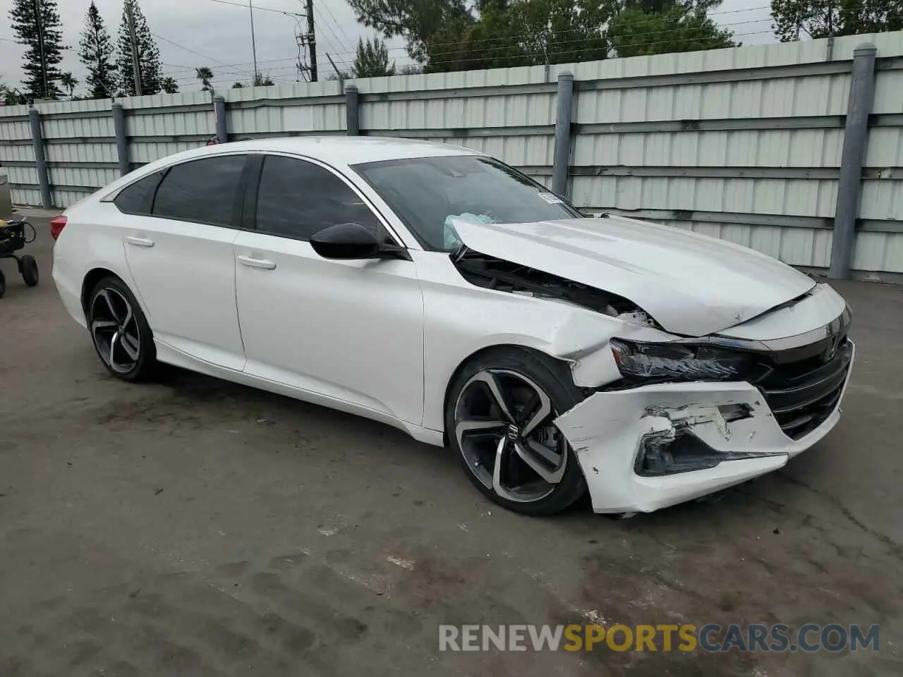 4 Фотография поврежденного автомобиля 1HGCV1F36MA042826 HONDA ACCORD 2021