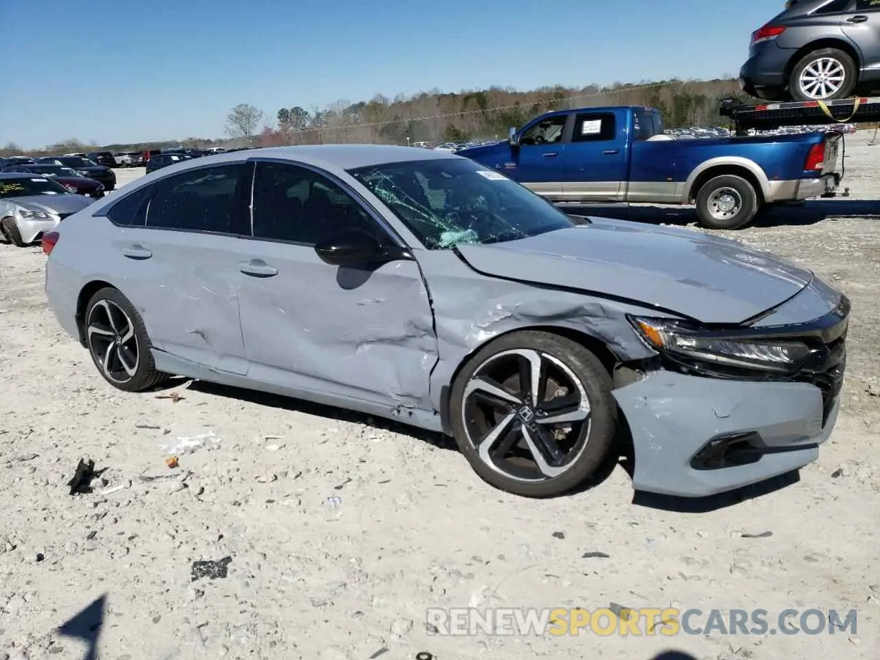 4 Photograph of a damaged car 1HGCV1F36MA093629 HONDA ACCORD 2021