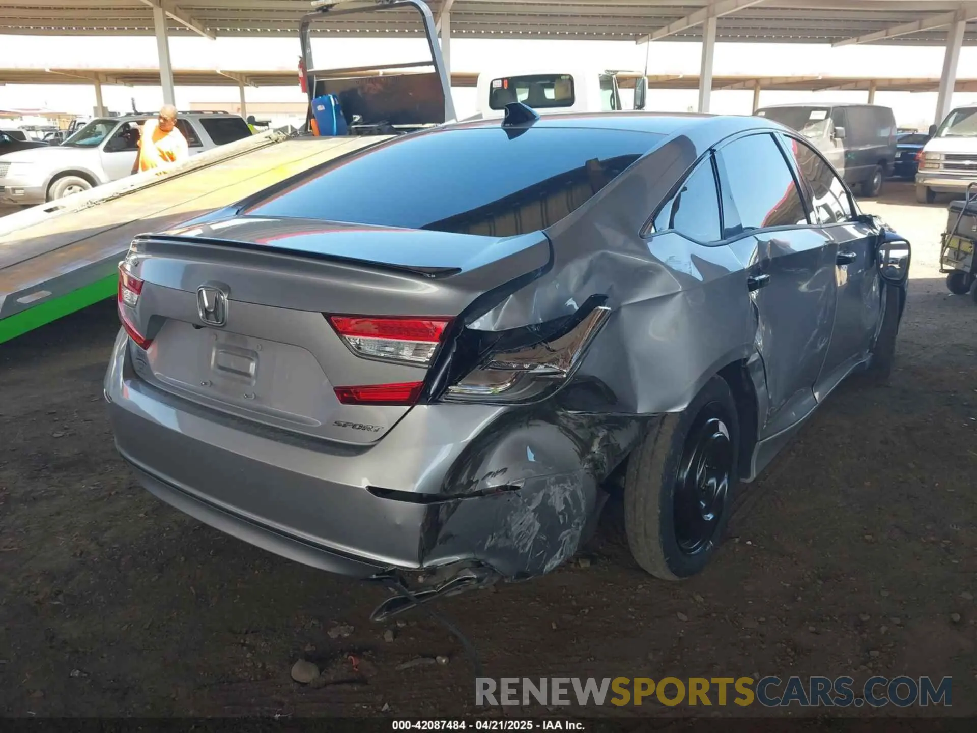 4 Фотография поврежденного автомобиля 1HGCV1F36MA107867 HONDA ACCORD 2021