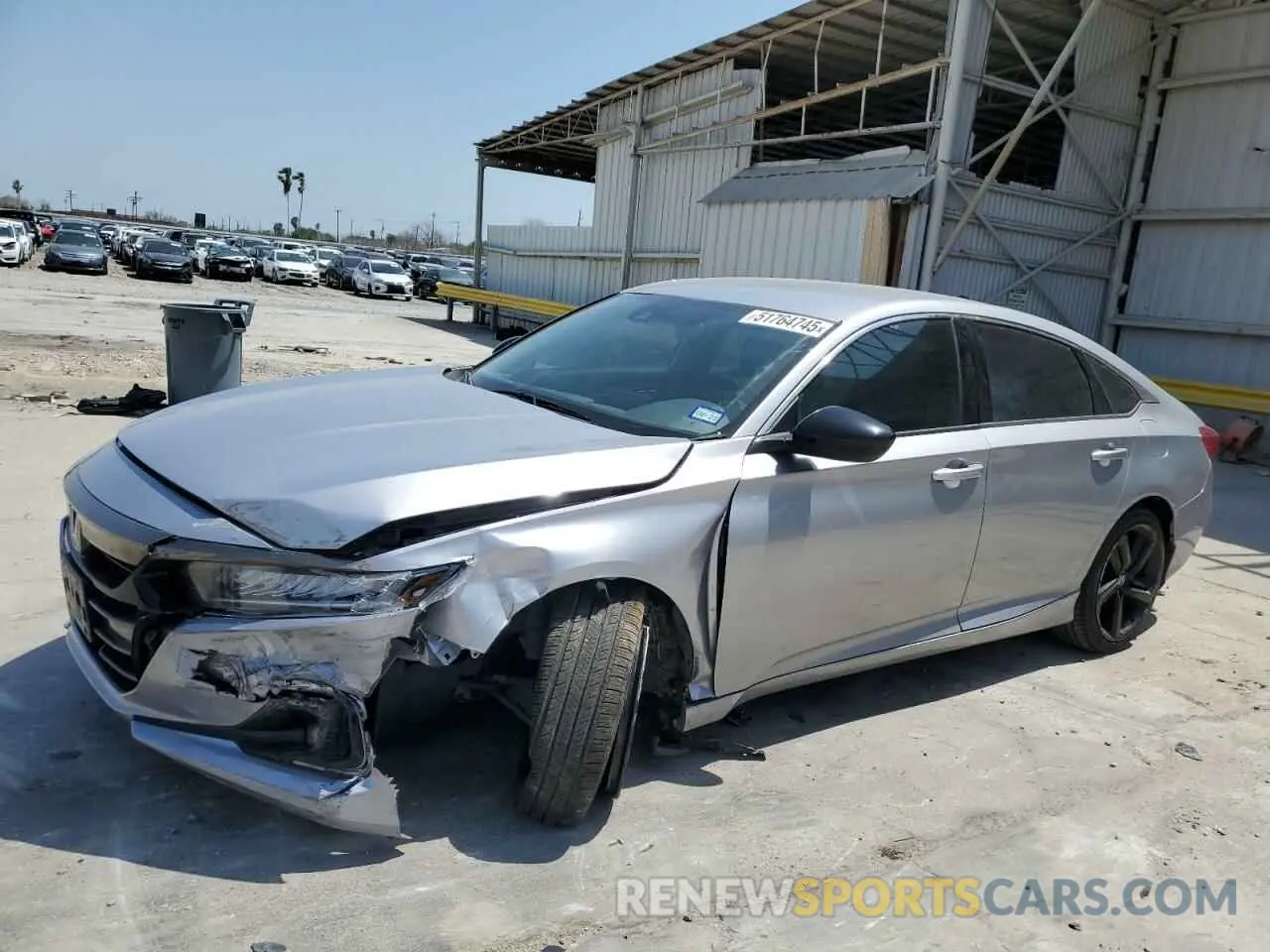 1 Фотография поврежденного автомобиля 1HGCV1F37MA025694 HONDA ACCORD 2021