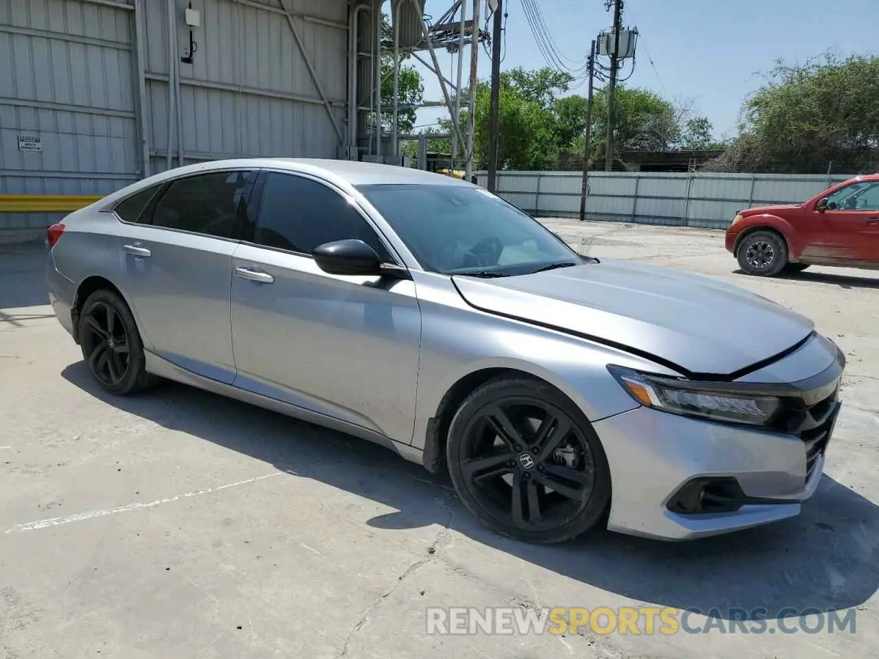 4 Фотография поврежденного автомобиля 1HGCV1F37MA025694 HONDA ACCORD 2021