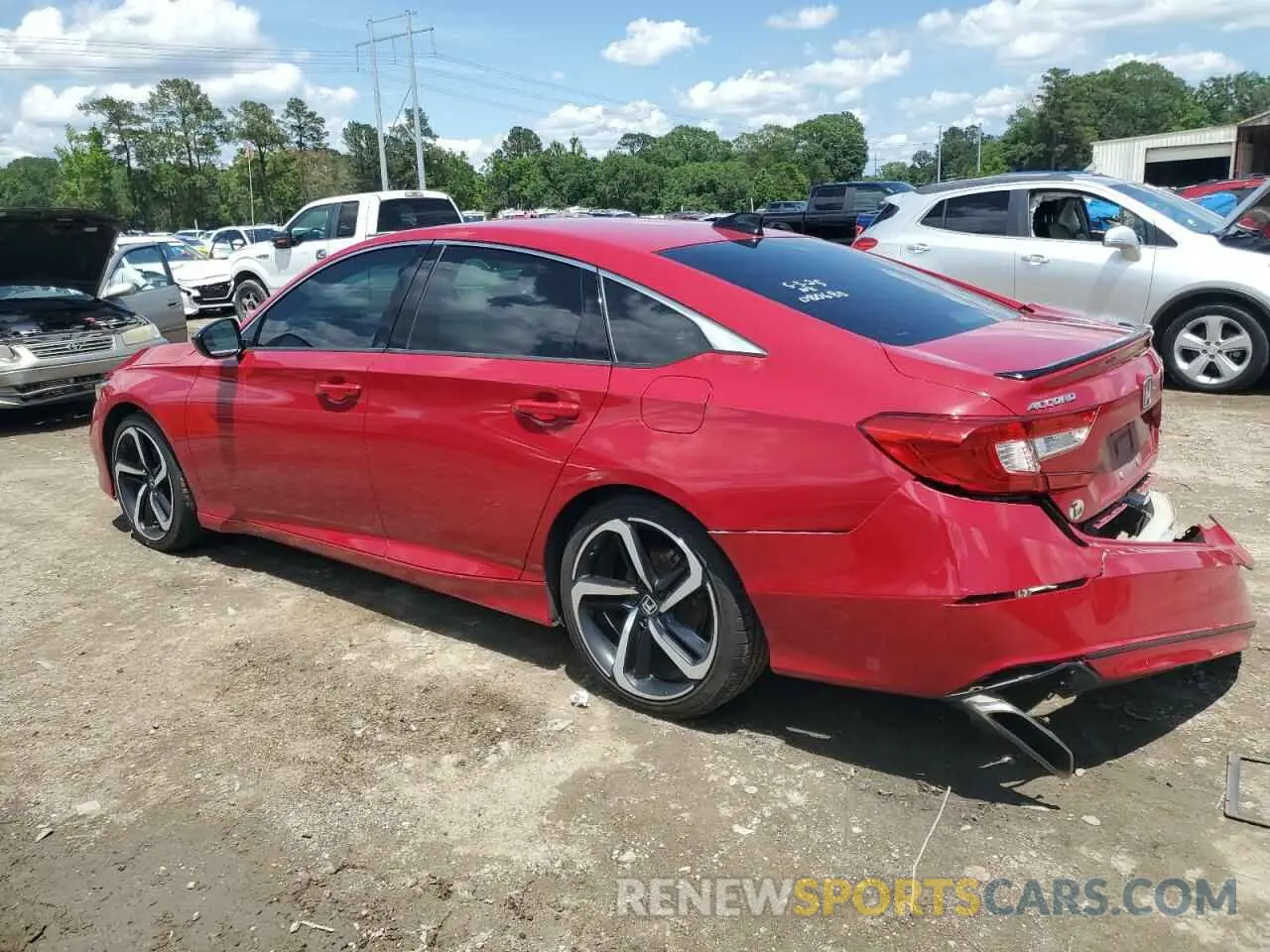2 Photograph of a damaged car 1HGCV1F37MA080680 HONDA ACCORD 2021
