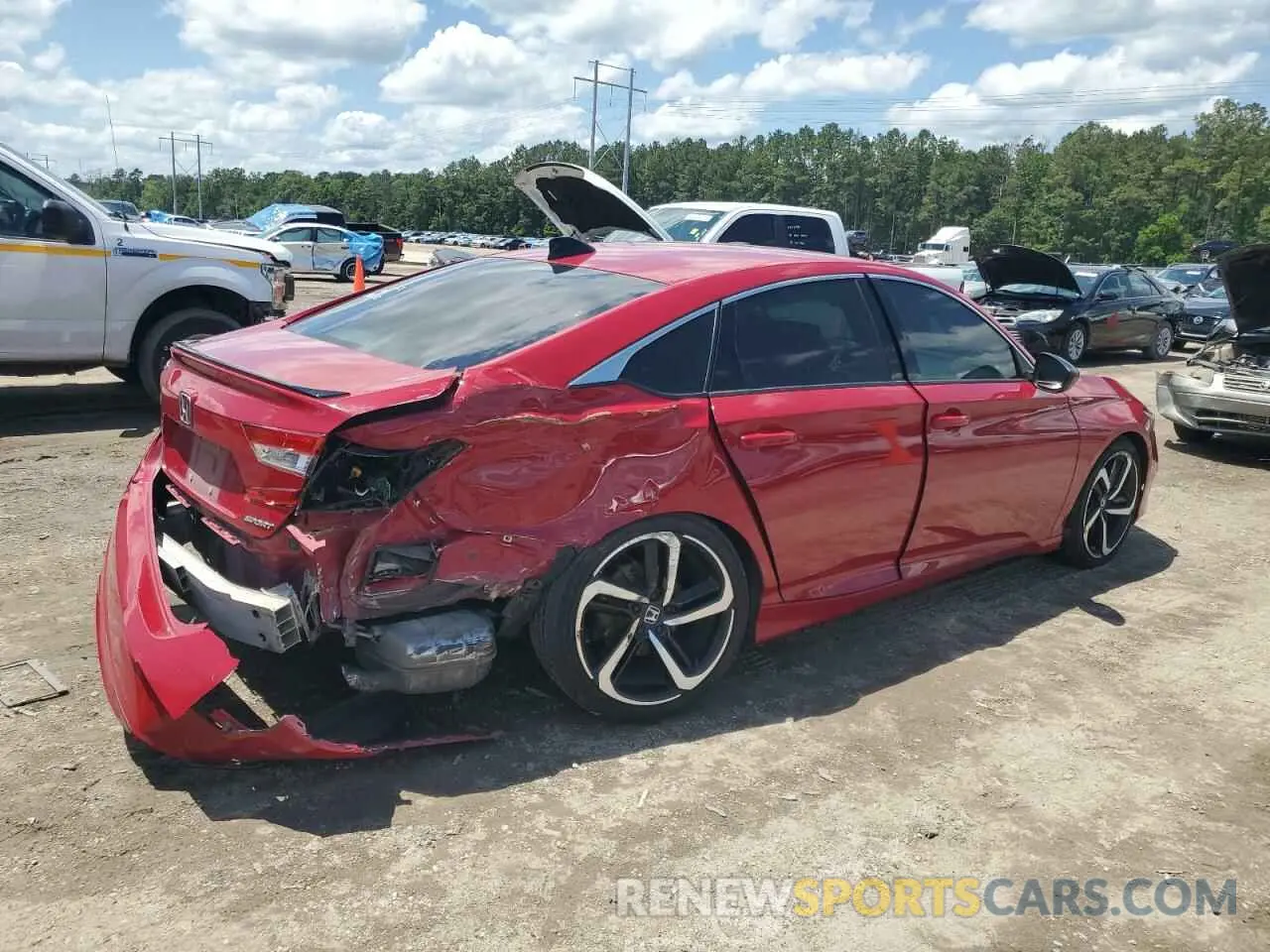 3 Photograph of a damaged car 1HGCV1F37MA080680 HONDA ACCORD 2021