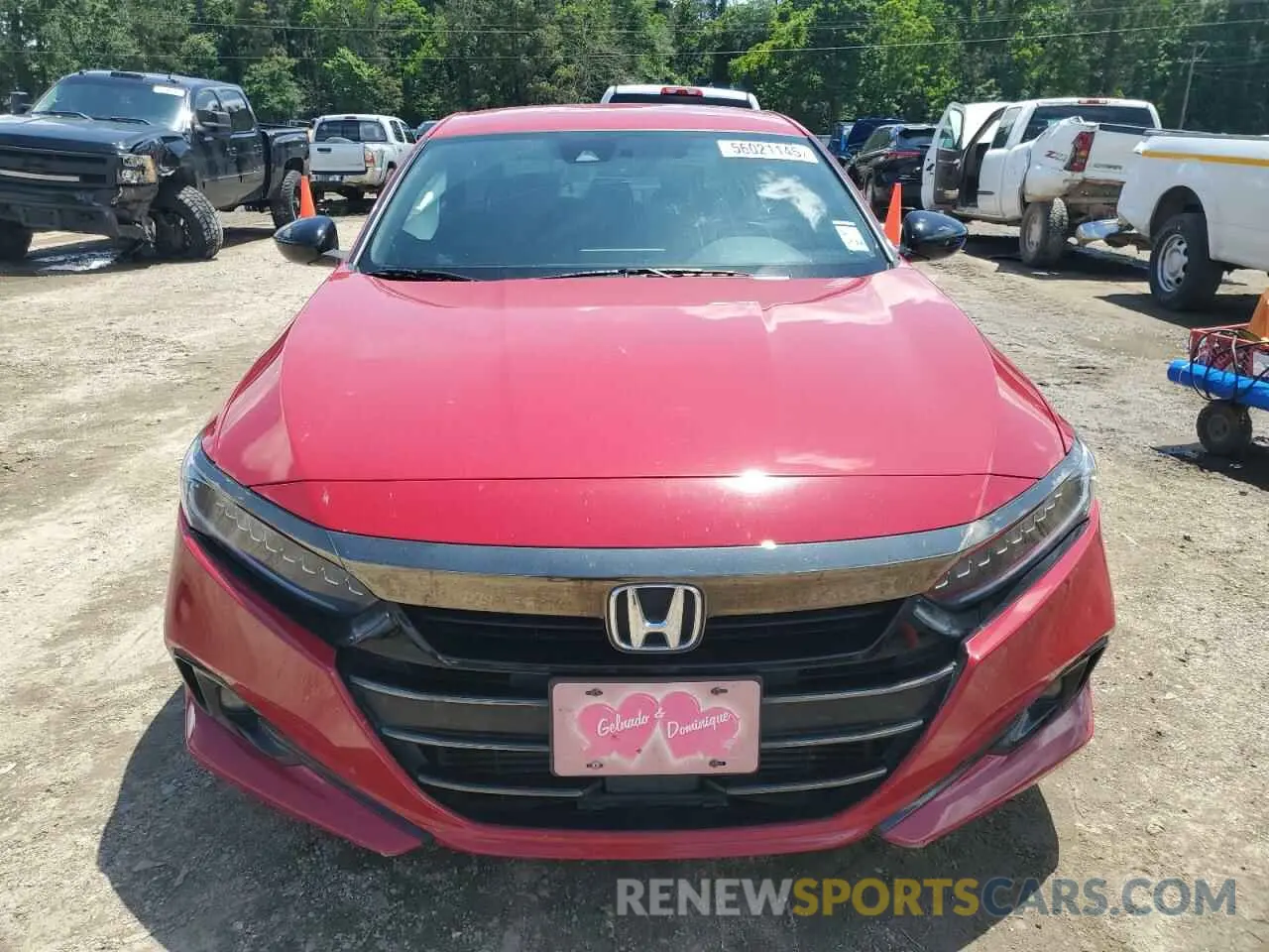 5 Photograph of a damaged car 1HGCV1F37MA080680 HONDA ACCORD 2021