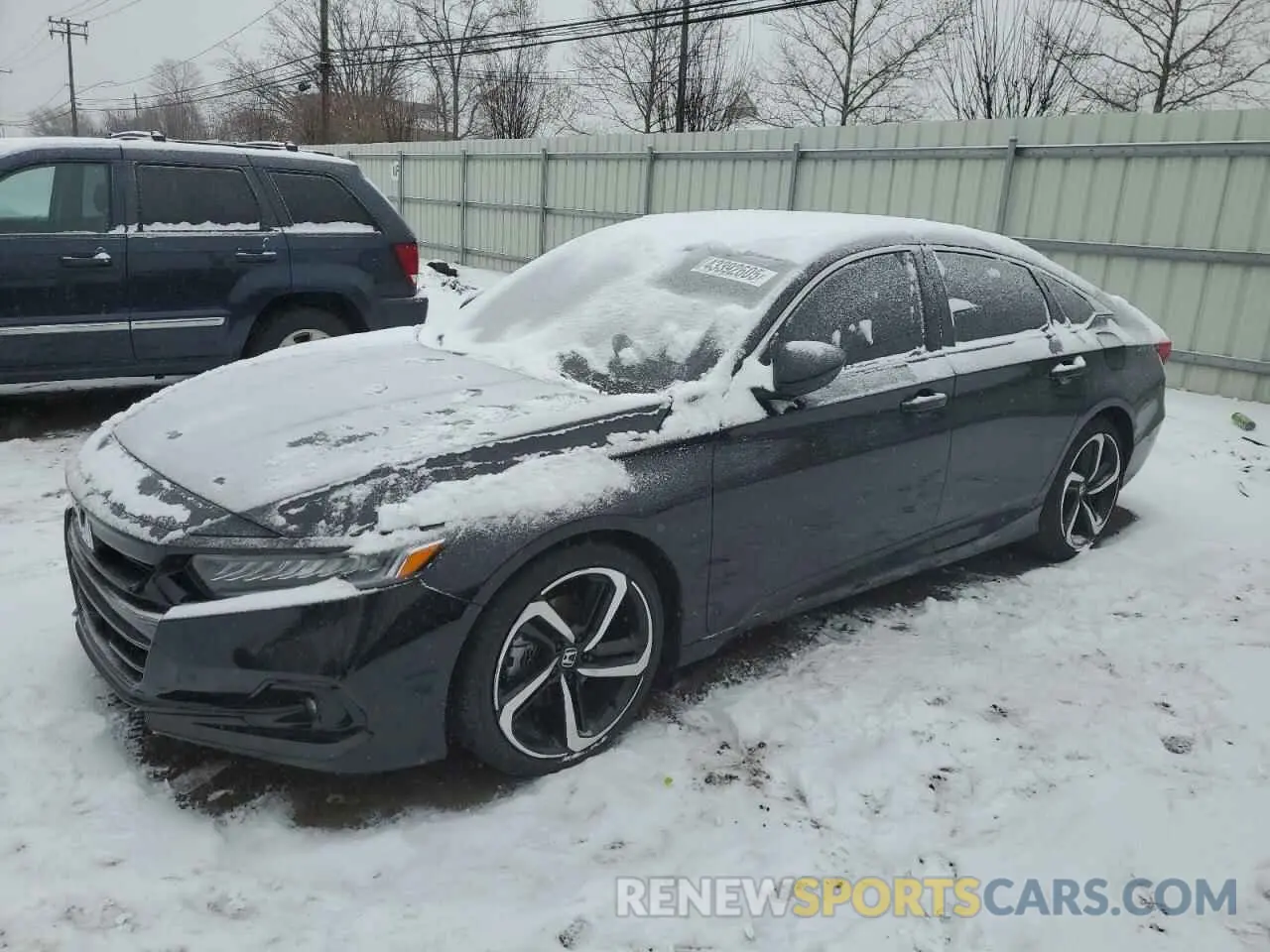 1 Photograph of a damaged car 1HGCV1F37MA086575 HONDA ACCORD 2021