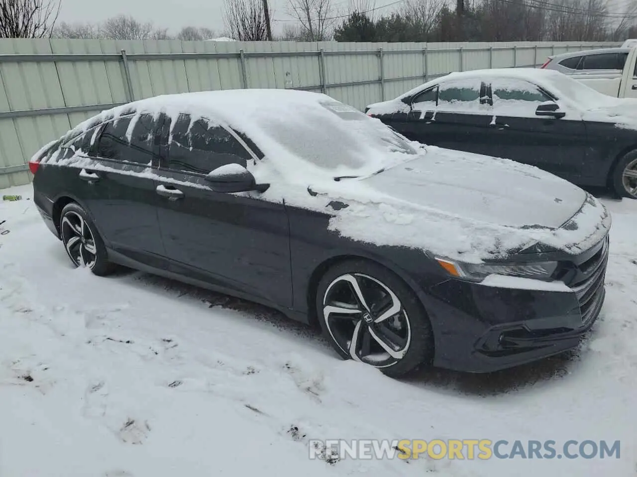 4 Photograph of a damaged car 1HGCV1F37MA086575 HONDA ACCORD 2021