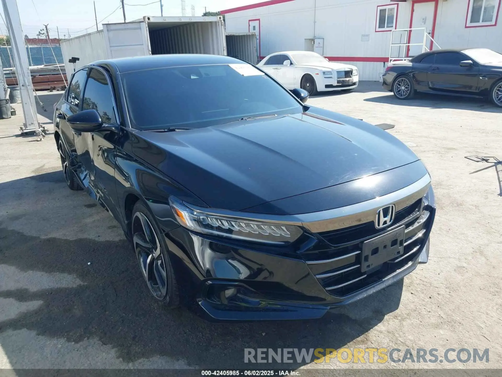 1 Photograph of a damaged car 1HGCV1F38MA016387 HONDA ACCORD 2021