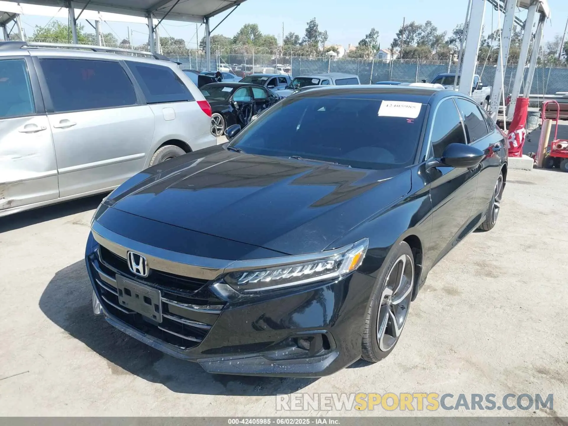 2 Photograph of a damaged car 1HGCV1F38MA016387 HONDA ACCORD 2021