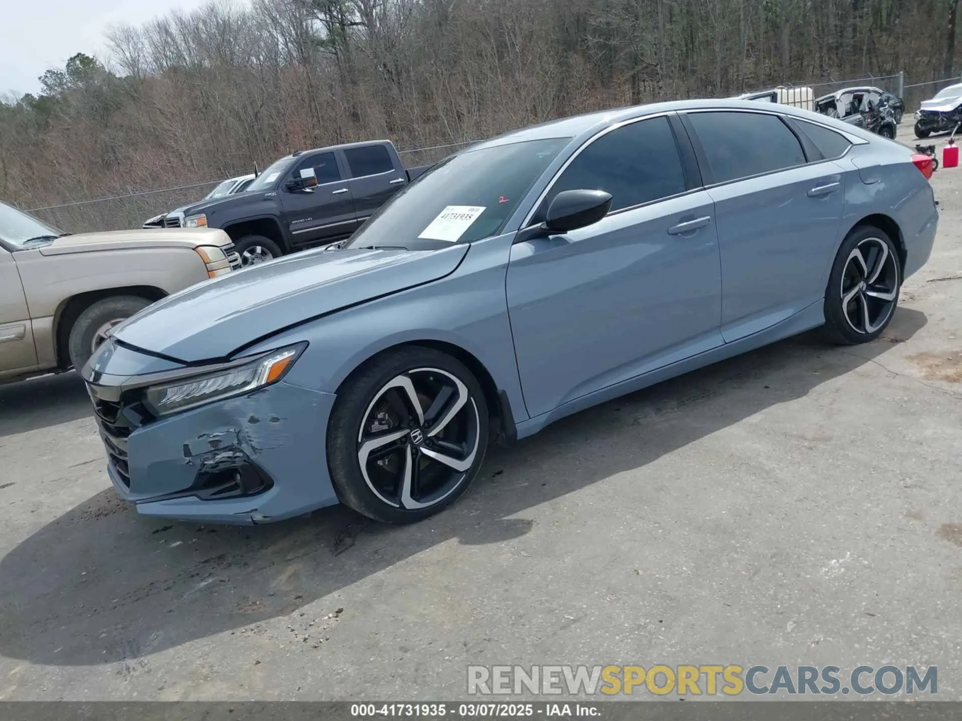 2 Photograph of a damaged car 1HGCV1F38MA017426 HONDA ACCORD 2021