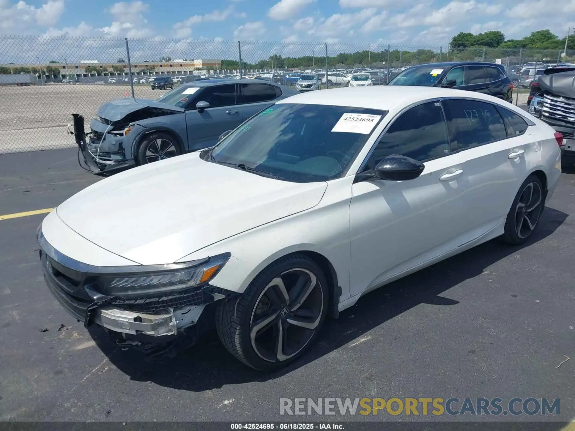 2 Фотография поврежденного автомобиля 1HGCV1F38MA031133 HONDA ACCORD 2021