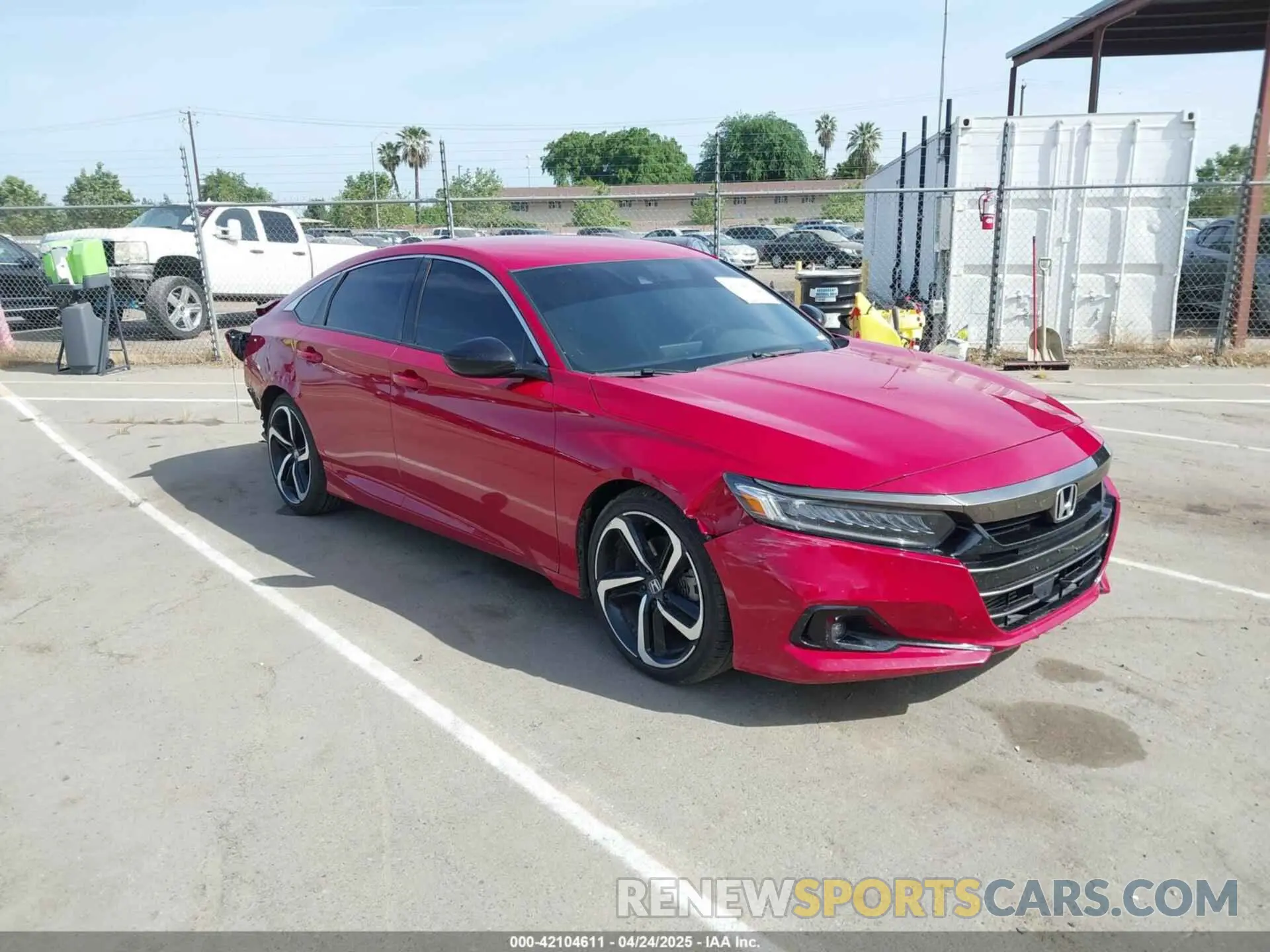 1 Фотография поврежденного автомобиля 1HGCV1F38MA043878 HONDA ACCORD 2021
