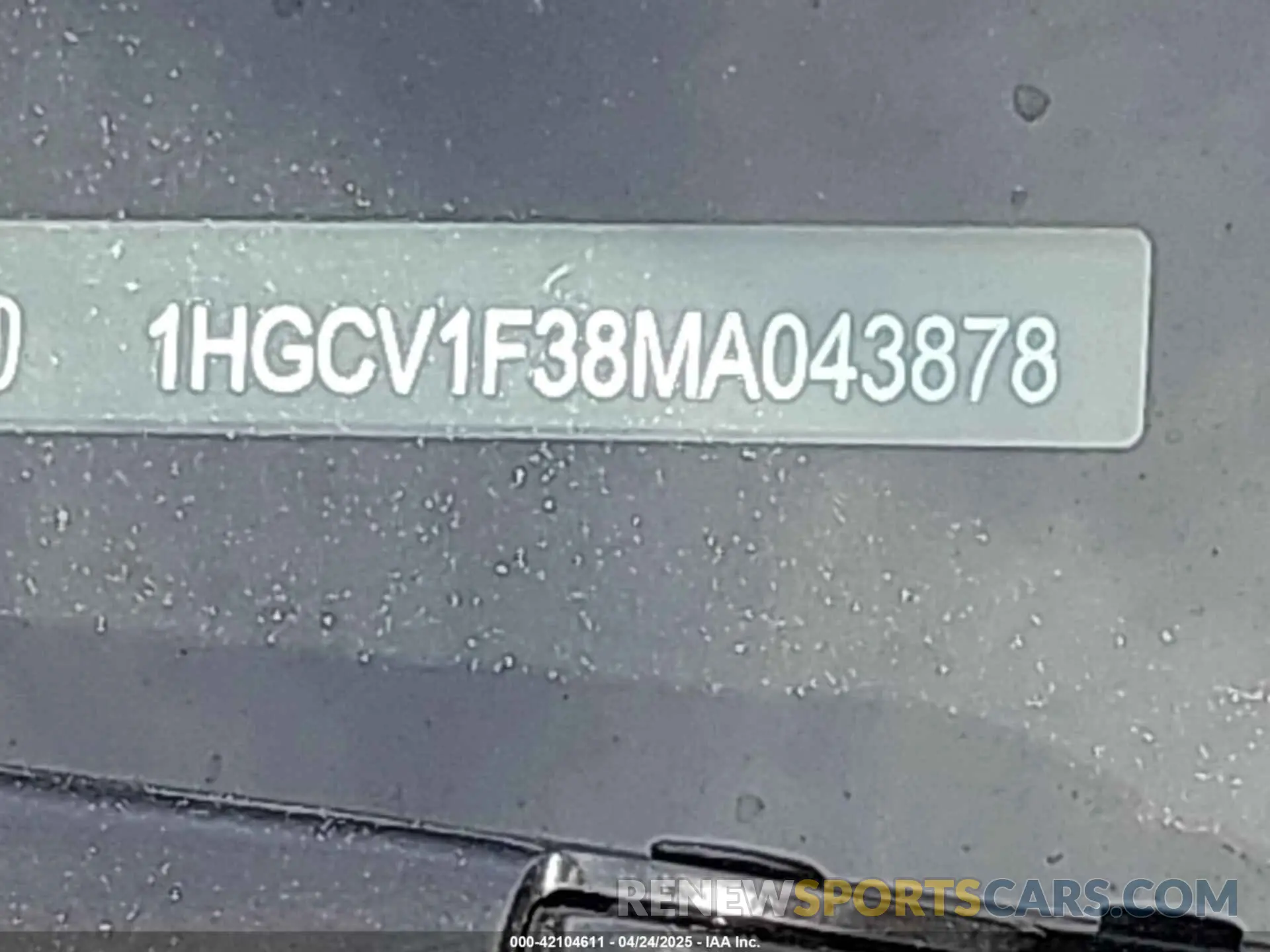 9 Фотография поврежденного автомобиля 1HGCV1F38MA043878 HONDA ACCORD 2021