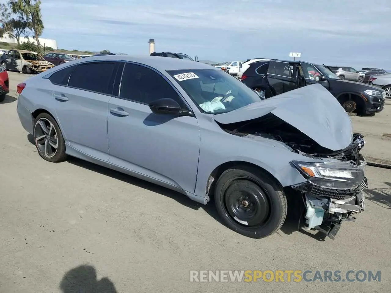 4 Фотография поврежденного автомобиля 1HGCV1F38MA047929 HONDA ACCORD 2021