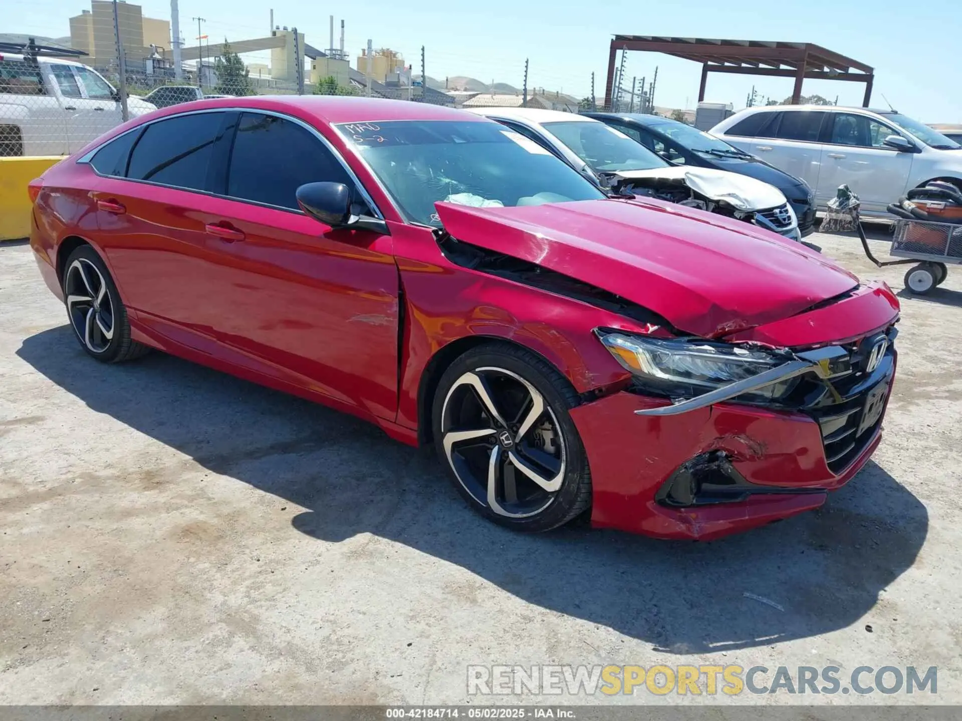 1 Фотография поврежденного автомобиля 1HGCV1F38MA083572 HONDA ACCORD 2021