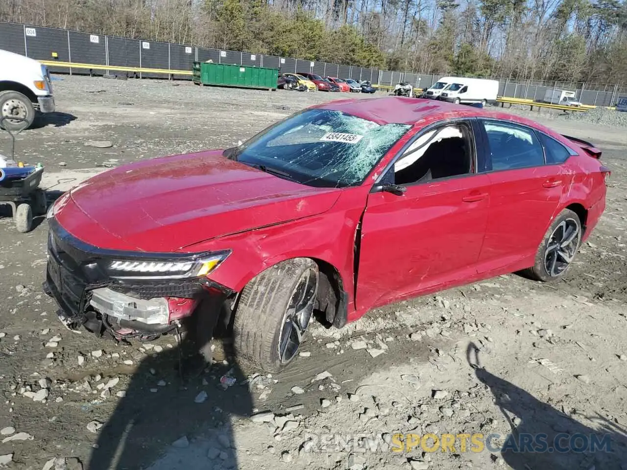 1 Фотография поврежденного автомобиля 1HGCV1F38MA104307 HONDA ACCORD 2021