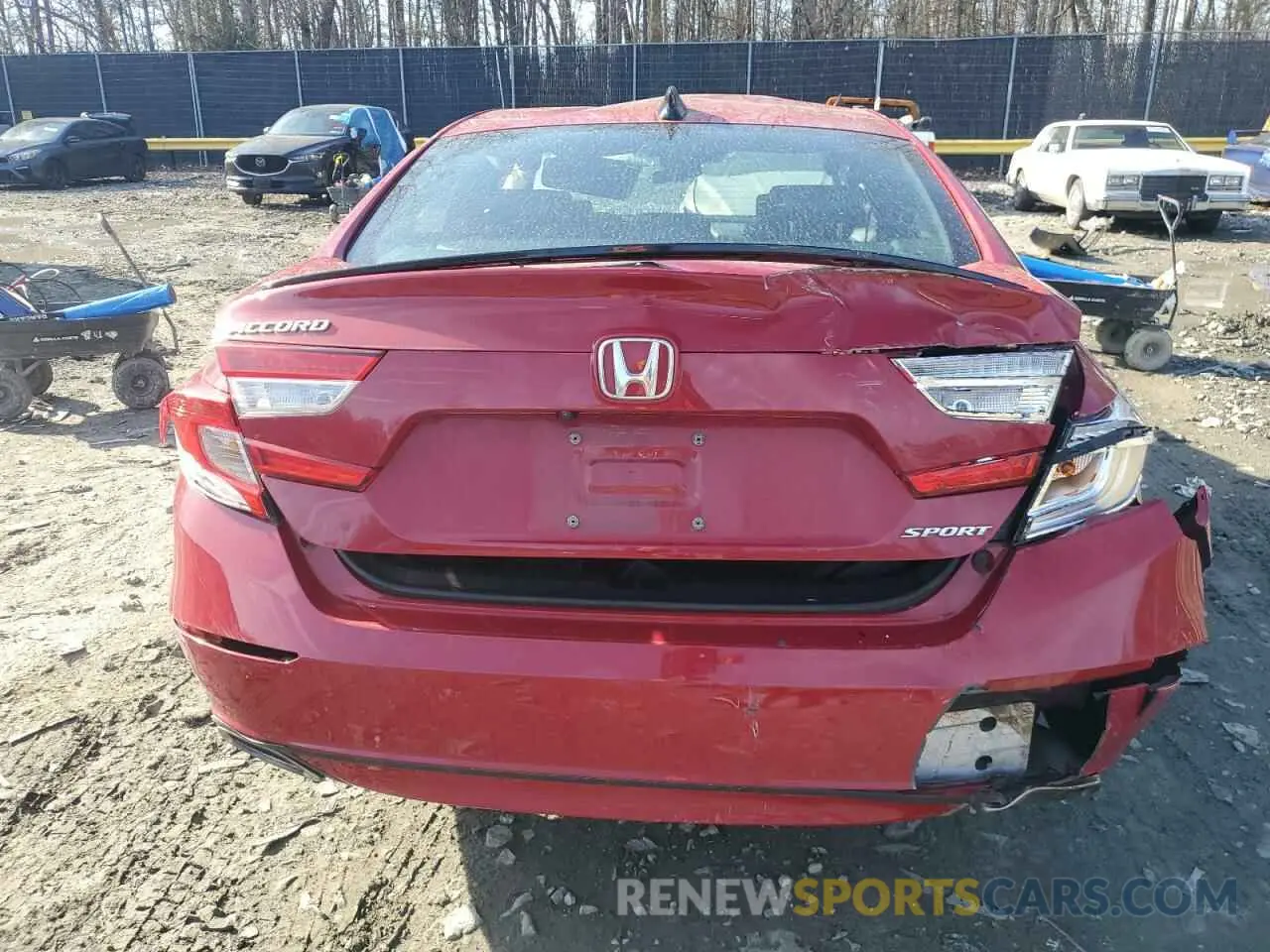 6 Фотография поврежденного автомобиля 1HGCV1F38MA104307 HONDA ACCORD 2021