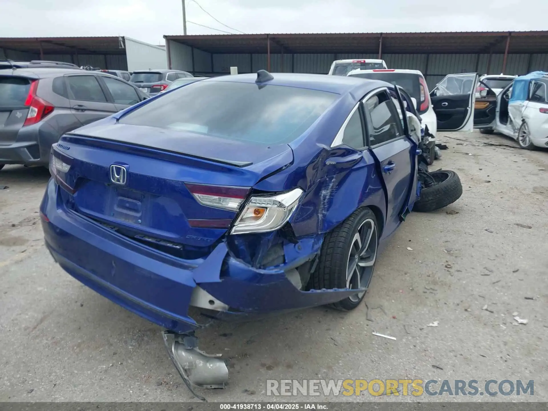 4 Фотография поврежденного автомобиля 1HGCV1F38MA109278 HONDA ACCORD 2021