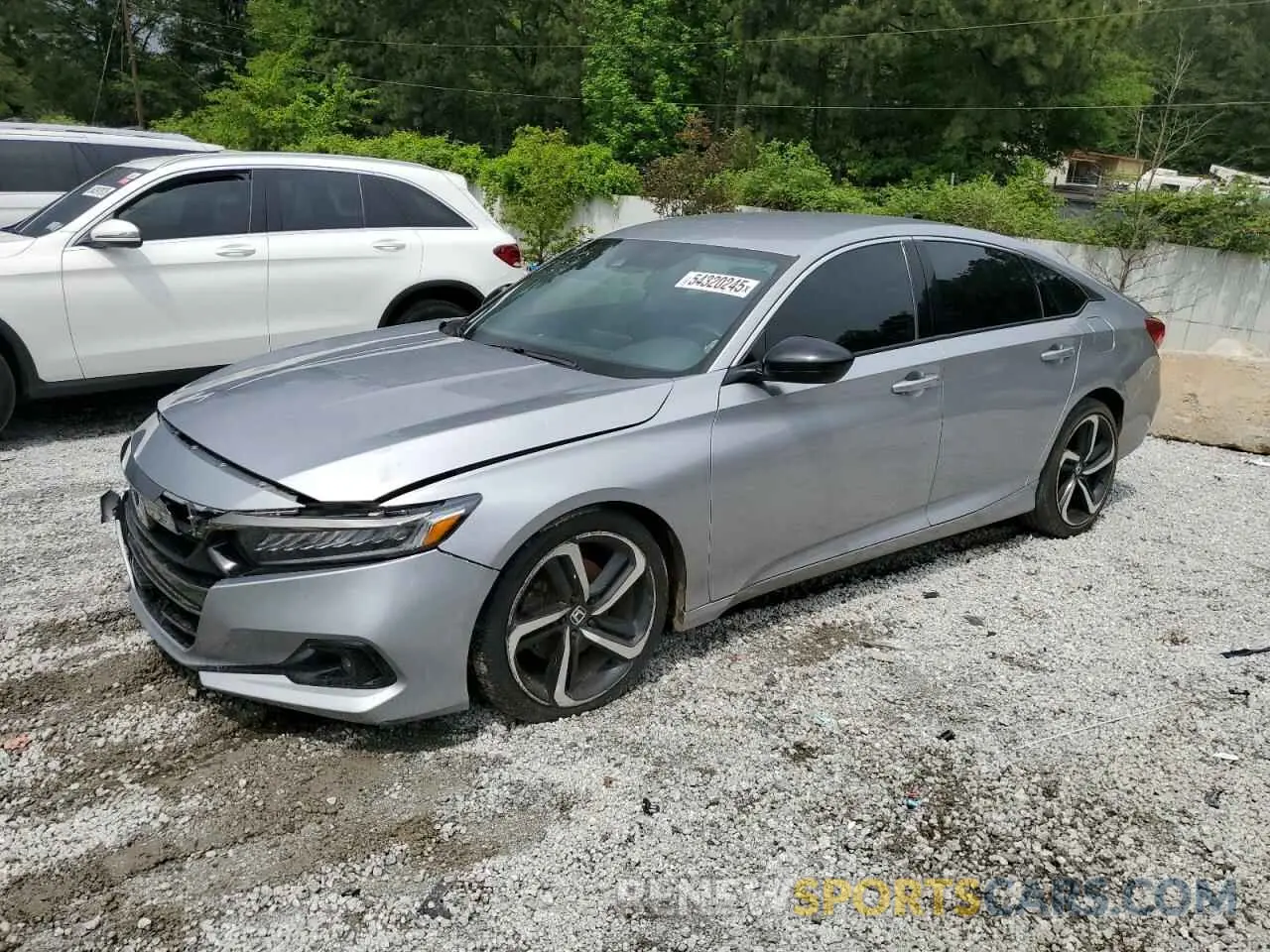 1 Photograph of a damaged car 1HGCV1F38MA118613 HONDA ACCORD 2021