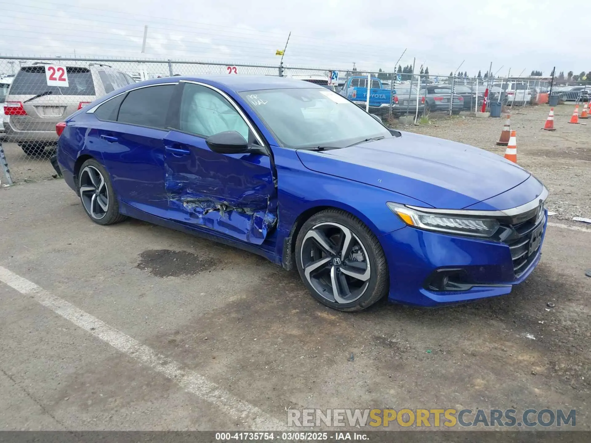 1 Фотография поврежденного автомобиля 1HGCV1F39MA020531 HONDA ACCORD 2021