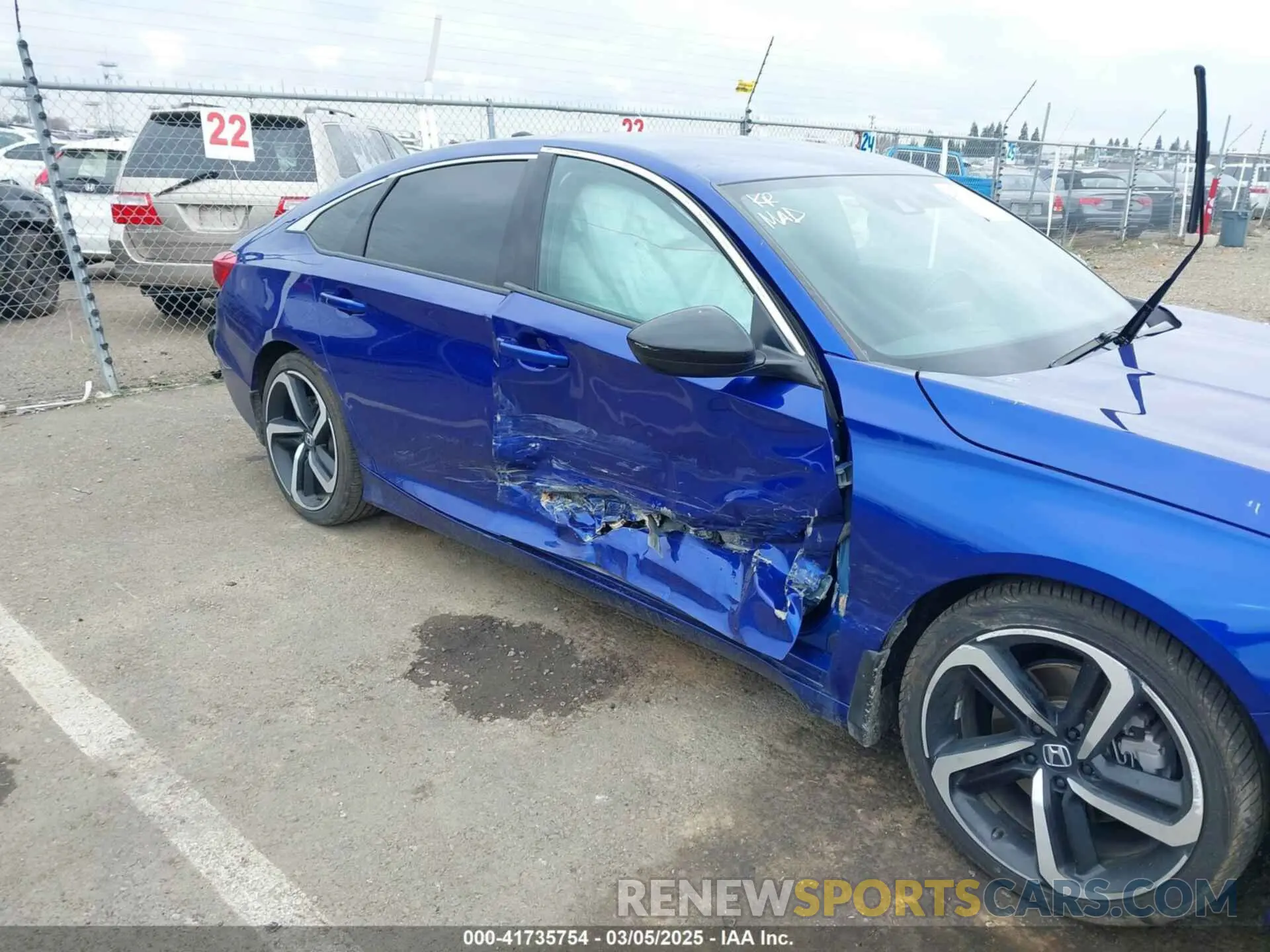 6 Фотография поврежденного автомобиля 1HGCV1F39MA020531 HONDA ACCORD 2021