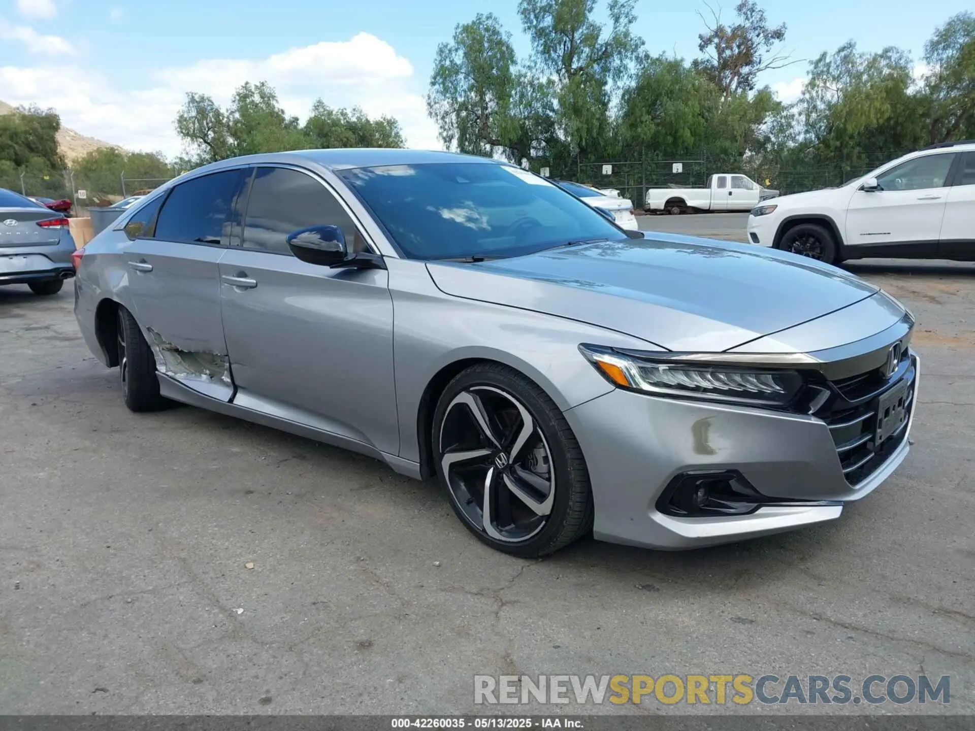 1 Photograph of a damaged car 1HGCV1F39MA020853 HONDA ACCORD 2021