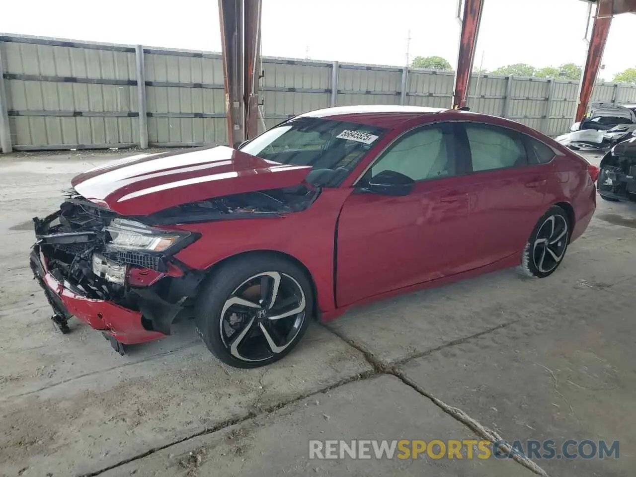 1 Photograph of a damaged car 1HGCV1F39MA026328 HONDA ACCORD 2021