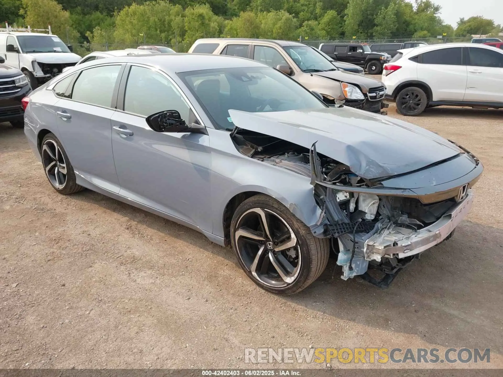 1 Photograph of a damaged car 1HGCV1F39MA106728 HONDA ACCORD 2021