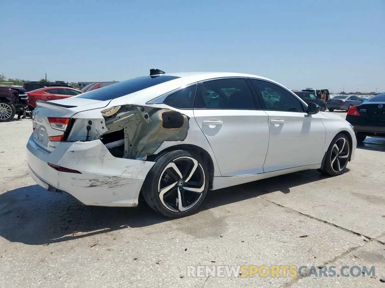 3 Фотография поврежденного автомобиля 1HGCV1F3XMA054008 HONDA ACCORD 2021