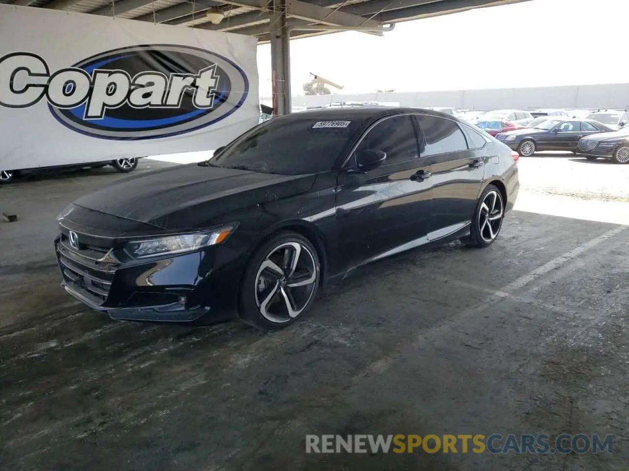 1 Photograph of a damaged car 1HGCV1F3XMA064747 HONDA ACCORD 2021