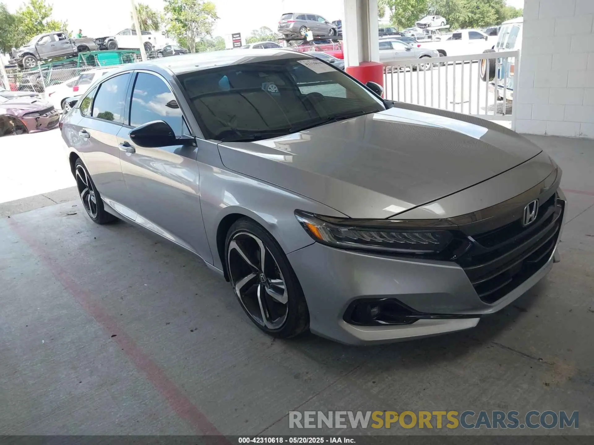 1 Photograph of a damaged car 1HGCV1F40MA068265 HONDA ACCORD 2021