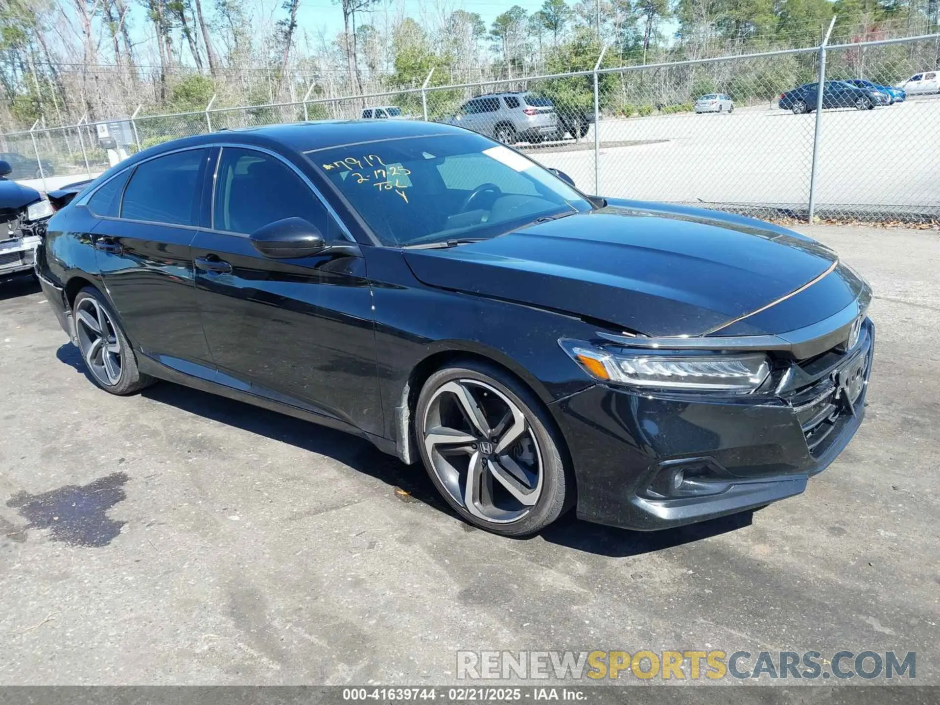 1 Фотография поврежденного автомобиля 1HGCV1F41MA119028 HONDA ACCORD 2021