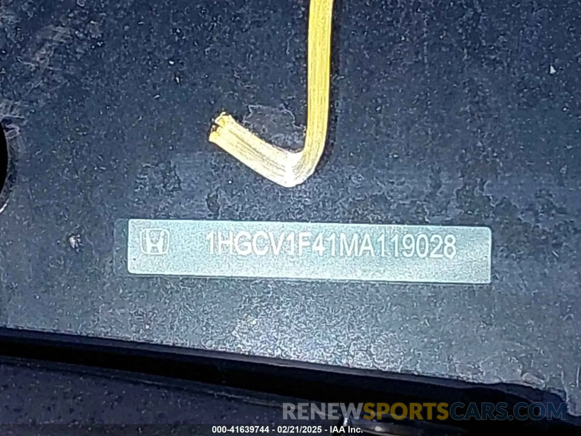 9 Фотография поврежденного автомобиля 1HGCV1F41MA119028 HONDA ACCORD 2021