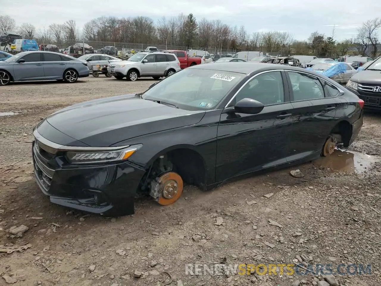 1 Photograph of a damaged car 1HGCV1F42MA041200 HONDA ACCORD 2021