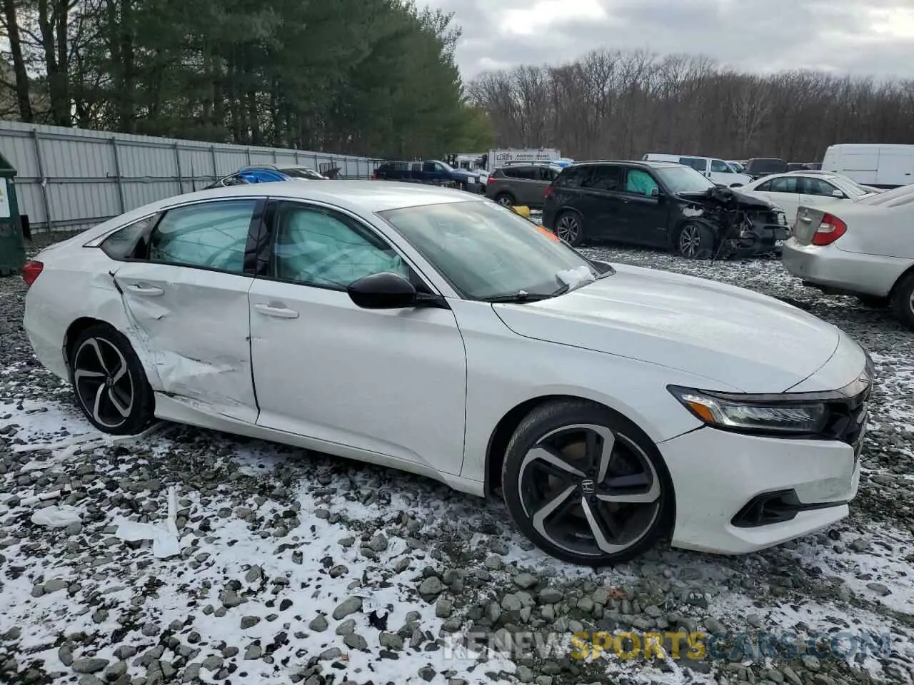 4 Фотография поврежденного автомобиля 1HGCV1F42MA055498 HONDA ACCORD 2021