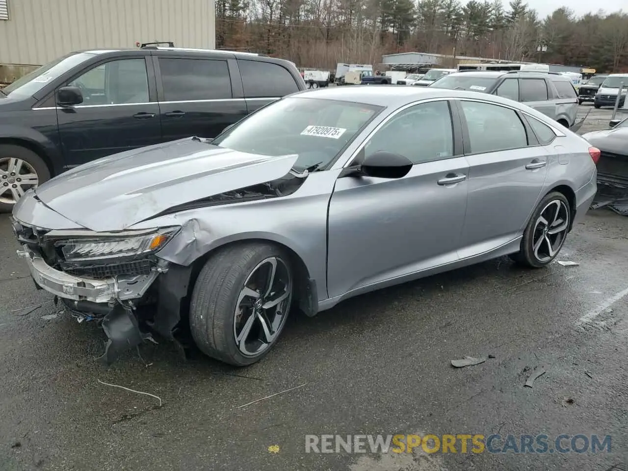 1 Photograph of a damaged car 1HGCV1F42MA071331 HONDA ACCORD 2021