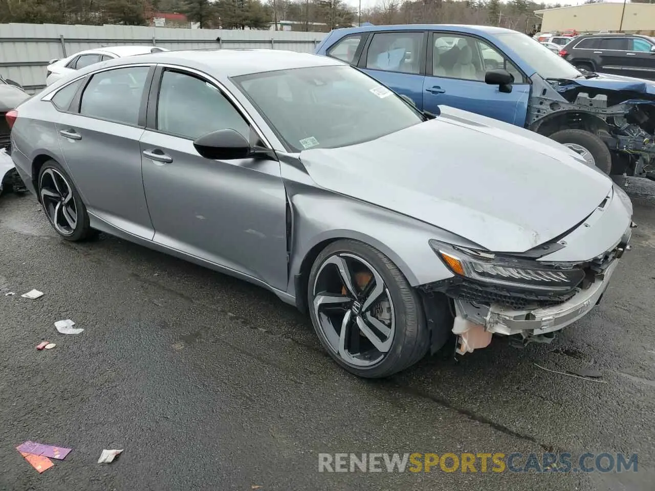 4 Photograph of a damaged car 1HGCV1F42MA071331 HONDA ACCORD 2021