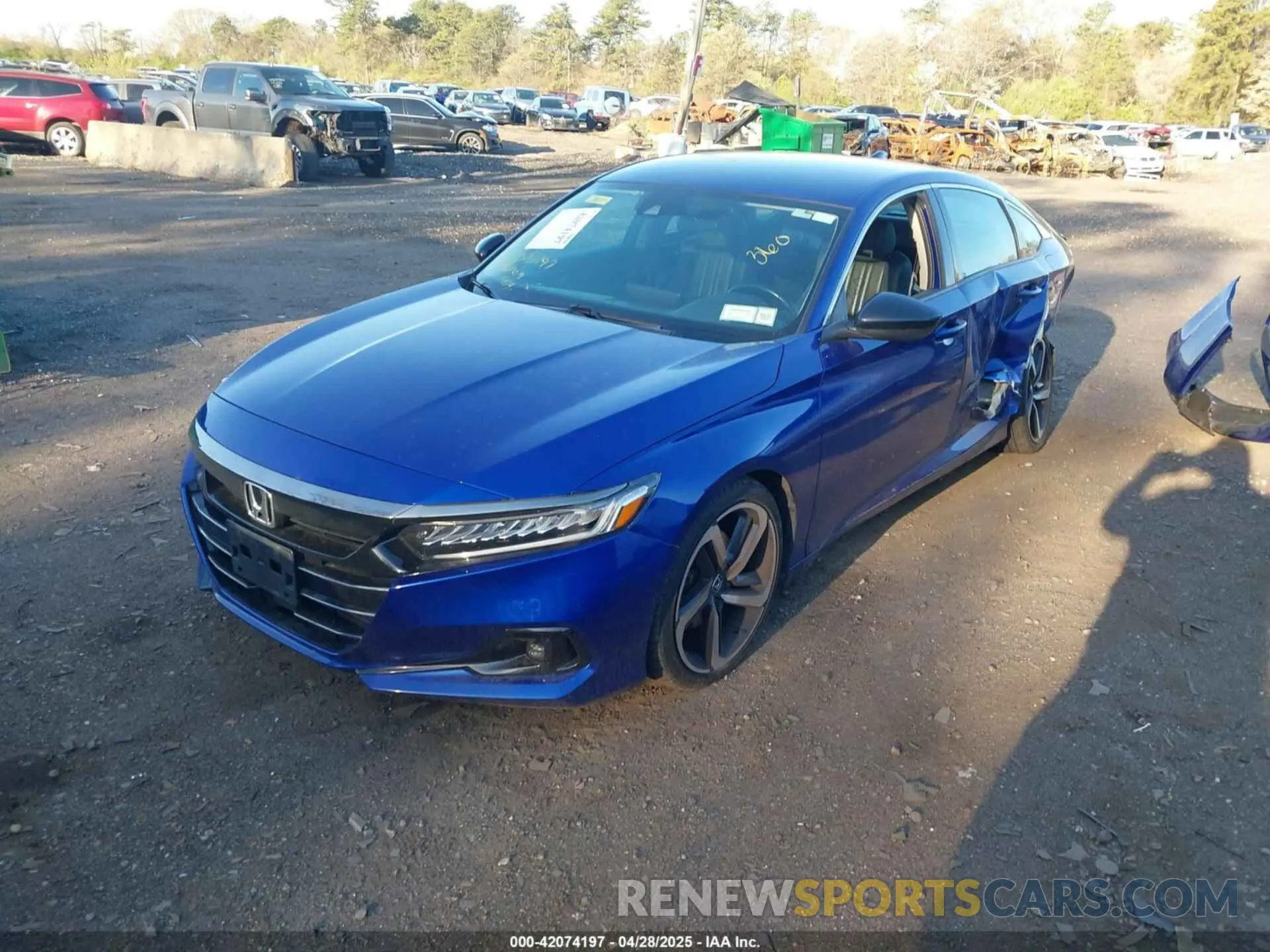 2 Фотография поврежденного автомобиля 1HGCV1F42MA112251 HONDA ACCORD 2021