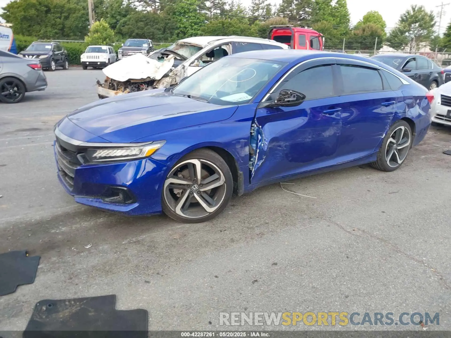 2 Photograph of a damaged car 1HGCV1F42MA114470 HONDA ACCORD 2021
