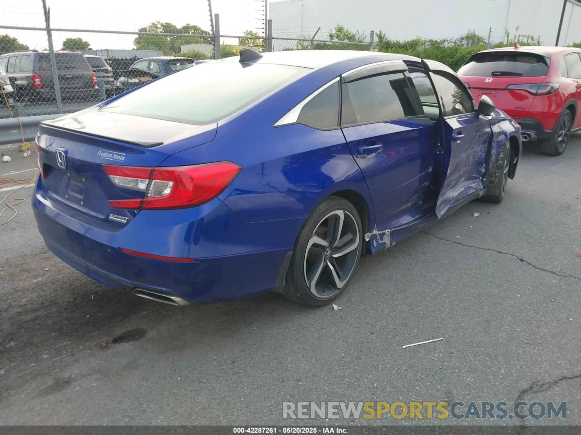 4 Photograph of a damaged car 1HGCV1F42MA114470 HONDA ACCORD 2021