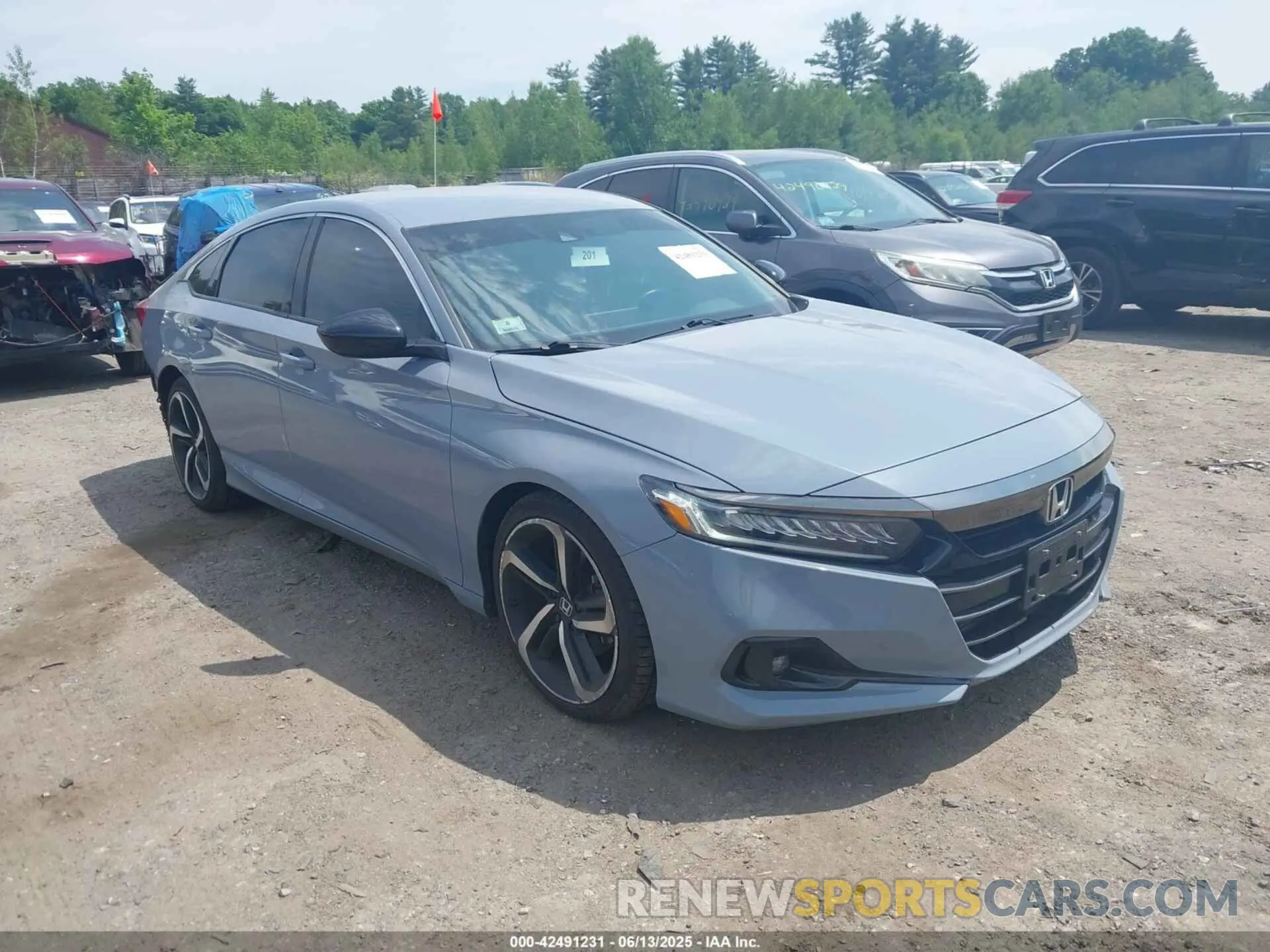 1 Photograph of a damaged car 1HGCV1F42MA124139 HONDA ACCORD 2021
