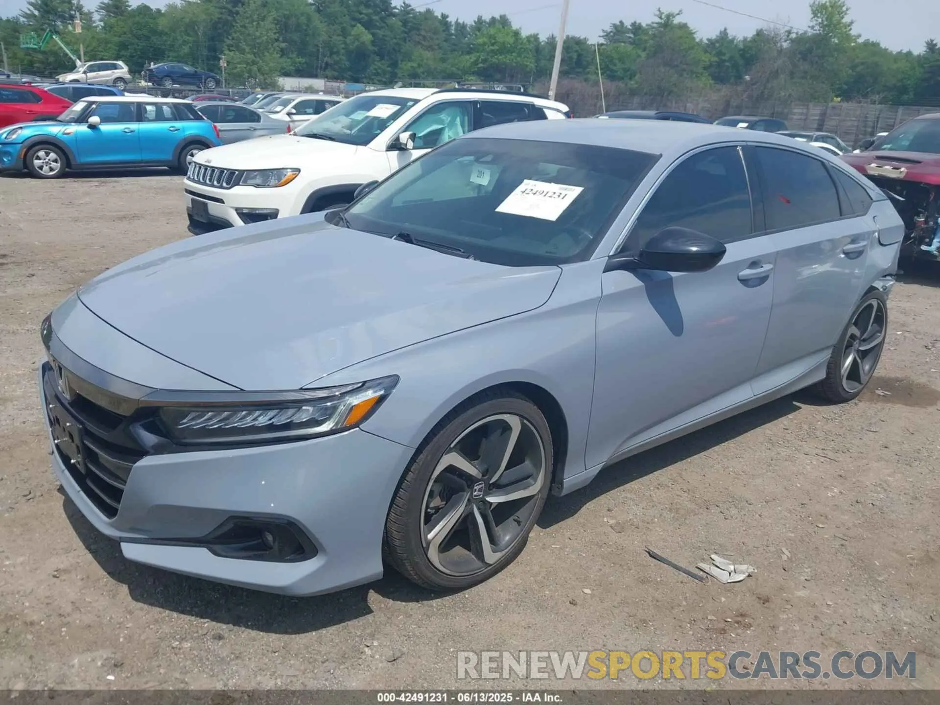 2 Photograph of a damaged car 1HGCV1F42MA124139 HONDA ACCORD 2021