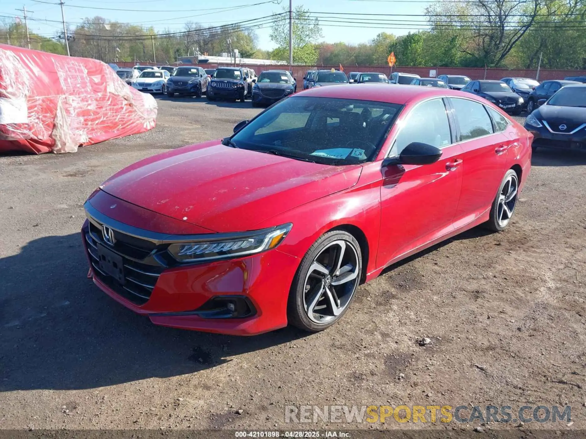 2 Photograph of a damaged car 1HGCV1F43MA058068 HONDA ACCORD 2021