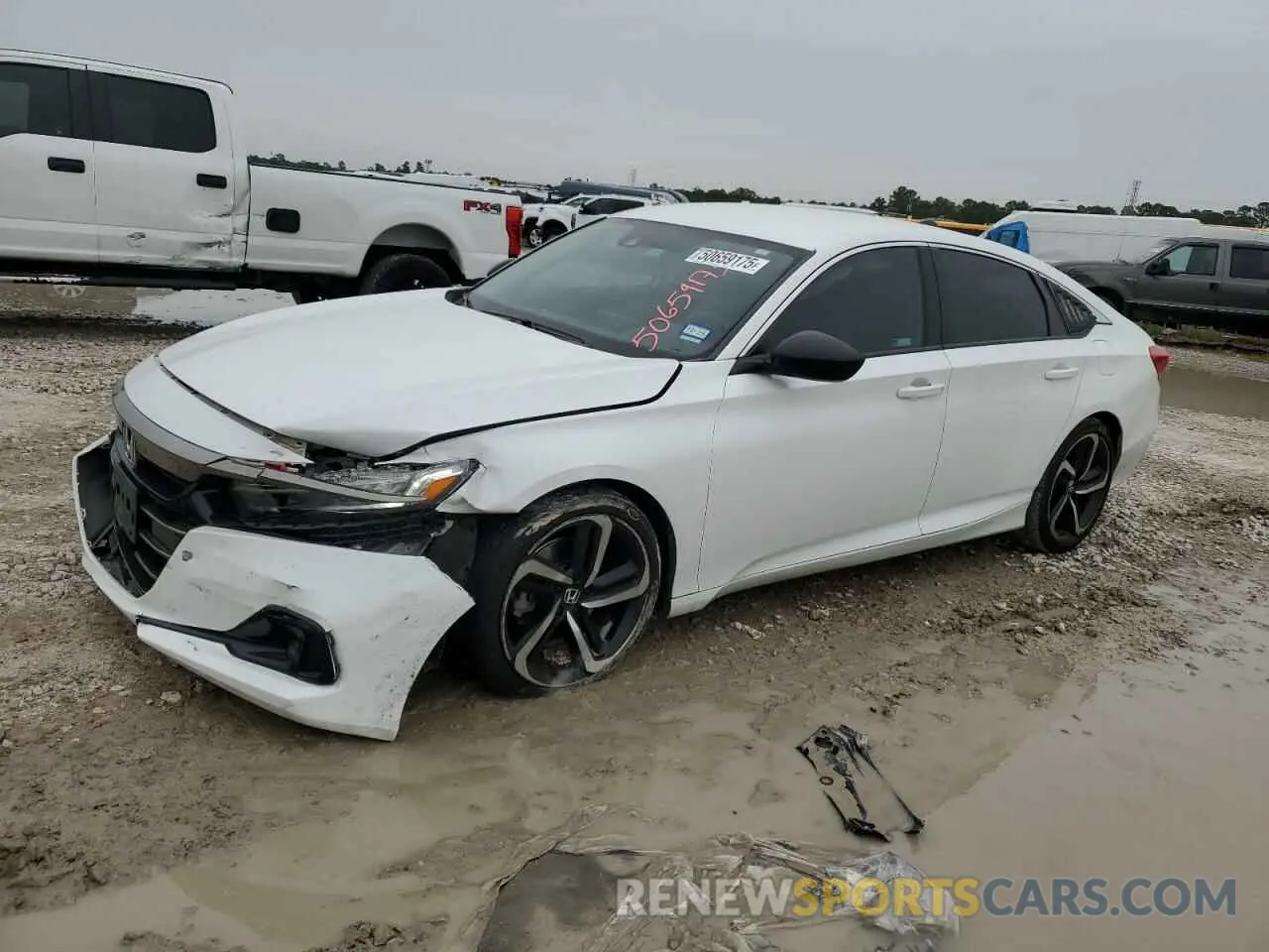 1 Фотография поврежденного автомобиля 1HGCV1F43MA121198 HONDA ACCORD 2021