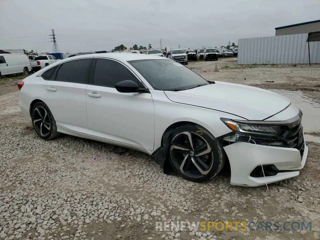 4 Фотография поврежденного автомобиля 1HGCV1F43MA121198 HONDA ACCORD 2021